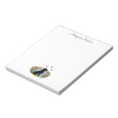 Black Labrador Bird Dog Sunset Notitieblok (Linkerzijde)