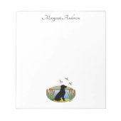 Black Labrador Bird Dog Sunset Notitieblok (Voorkant)