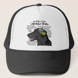 Black Labrador Brain Atlas Trucker Pet