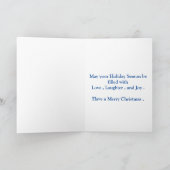 Black Labrador Christmas Kaart - Vakantie Kaart (Binnen)