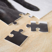 Black Labrador Closeup Portrait Legpuzzel (Zijkant)