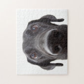 Black Labrador Closeup Portrait Legpuzzel (Verticaal)