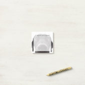 Black Labrador Closeup Portrait Post-it® Notes (Op bureau)