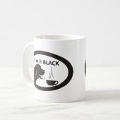 Black Labrador Coffee Theme Koffiemok (Voorkant links)