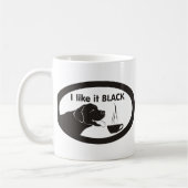 Black Labrador Coffee Theme Koffiemok (Links)