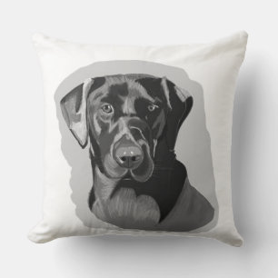 Black Labrador Cushion Kussen