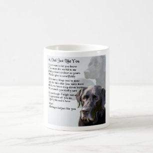 Black Labrador Dad Poem Koffiemok
