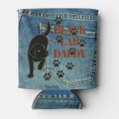 Black Labrador Daddy Koelbox Blikjeskoeler (Voorkant)