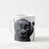 Black Labrador Dog elke snack die je maakt Koffiemok (Voorkant links)