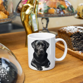 Black Labrador Dog Koffiemok