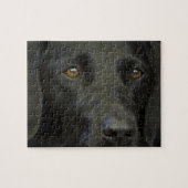 Black Labrador Dog Legpuzzel (Horizontaal)
