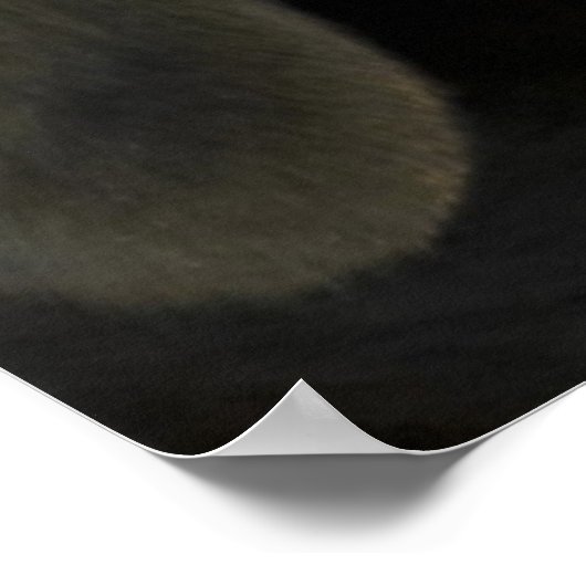 Black Labrador Dog Poster (Hoek)