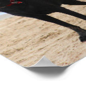 Black Labrador Dog Poster (Hoek)