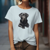 Black Labrador Dog T-shirt
