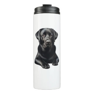 Black Labrador Dog Thermosbeker