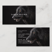 Black Labrador Dog Walker sitter groomer Visitekaartje (Voorkant / Achterkant)