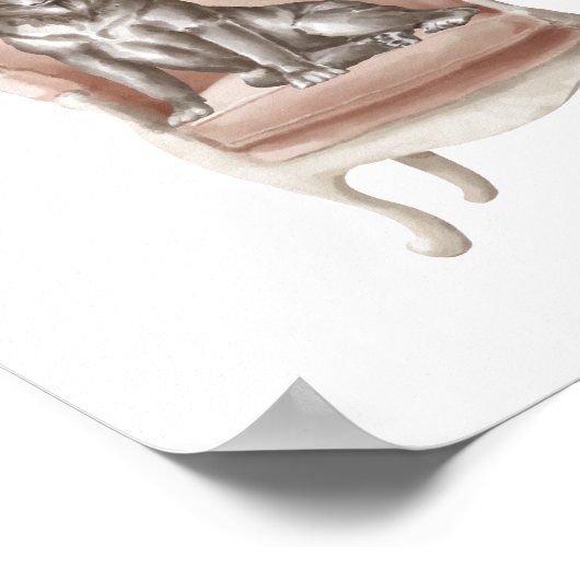 Black Labrador Dog Wearing Royal Crown Poster (Hoek)