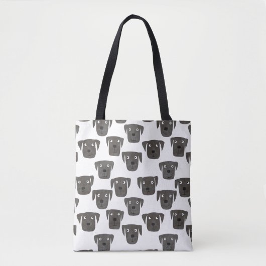 Black Labrador Dogs Tote Bag (Voorkant)