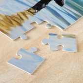 Black Labrador en Lake Legpuzzel (Zijkant)