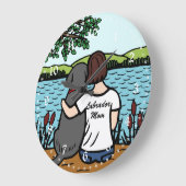 Black Labrador en mam 2 Grote Klok (Hoek)