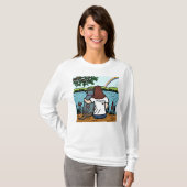 Black Labrador en mam Rainbow Bridge Shirt (Voorkant volledig)