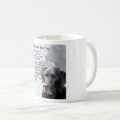 Black Labrador Godfather Poem Koffiemok (Voorkant rechts)