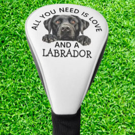Black Labrador Golfheadcover