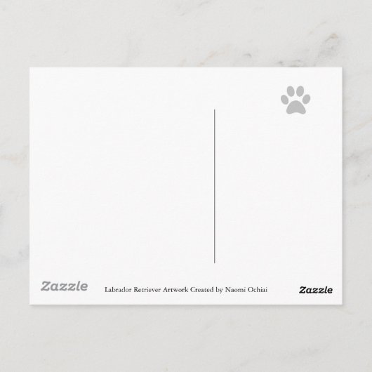 Black Labrador Guardian Angel (Rainbow Bridge) Briefkaart (Achterkant)