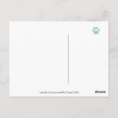 Black Labrador Guardian Angel (Rainbow Bridge) Briefkaart (Achterkant)