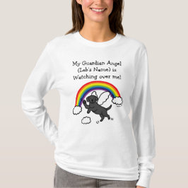 Black Labrador Guardian Angel (Rainbow Bridge) T-shirt