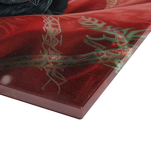 Black Labrador Hond Kerstfeest Snijplank (Hoek)