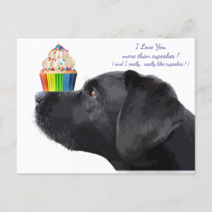 Black Labrador - Hondenliefhebber - Briefkaart