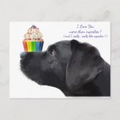 Black Labrador - Hondenliefhebber - Briefkaart (Voorkant)