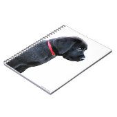 Black Labrador Hondenliefhebber Puppy Notitieboek (Linkerzijde)
