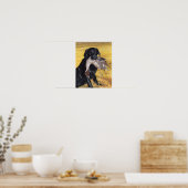 Black Labrador Hunting Dog Poster (Keuken)