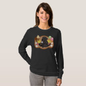 Black Labrador Ice Cream Shop T-shirt (Voorkant volledig)