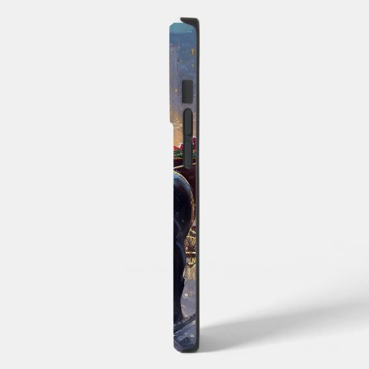 Black Labrador Kerstfeest Seizoen Case-Mate iPhone Case (Achterkant / Links)