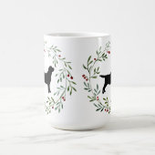 Black Labrador Kerstlegant Retriever Dog Koffiemok (Center)