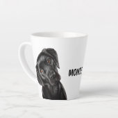 Black Labrador Latte Mok (Linkerhoek)