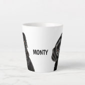 Black Labrador Latte Mok (Voorkant)