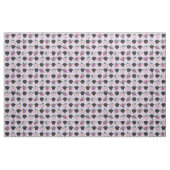 Black Labrador lavender florals pastel Stof (Fat Quarter)