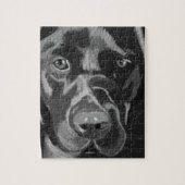Black Labrador Legpuzzel (Verticaal)