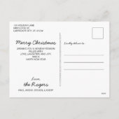 Black Labrador Mistletoe Cute Dog Puppy Feestdagenkaart (Achterkant)