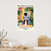 Black Labrador on Toilet Print Funny Matisse (Keuken)