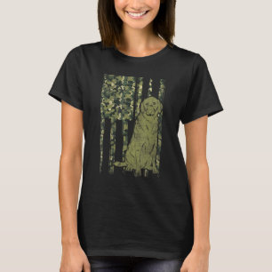 Black Labrador Owner Dog Camouflage Usa Flag Bla T-shirt