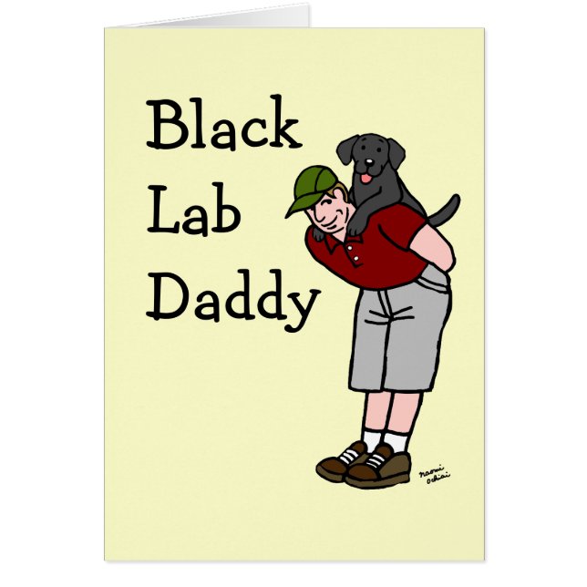 Black Labrador papa (Voorkant)