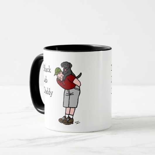 Black Labrador papa Mok (Voorkant links)