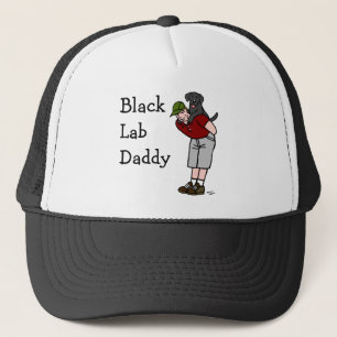 Black Labrador papa Trucker Pet