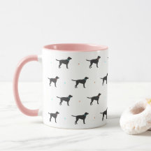 Black Labrador Pattern-Mok