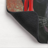 Black Labrador Pirate Dog Muismat (Hoek)